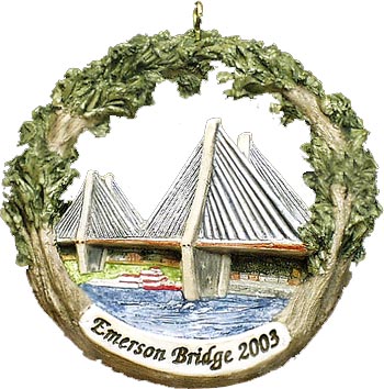 Cape Girardeau ornament #7 - Emerson Bridge
