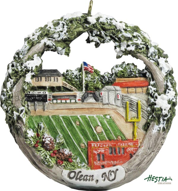 Olean, NY Bradner Stadium AmeriScape Ornament