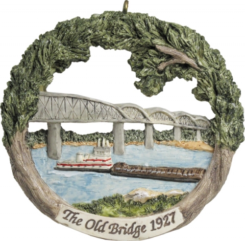 Cape Girardeau ornament #2 - The Old Bridge 1927