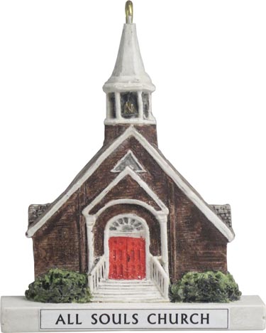 Stonybrook, NY All Souls Church VillageScape Building Miniature