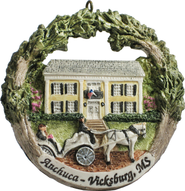 AmeriScape Ornament Anchuca Mansion, Vicksburg, Mississippi